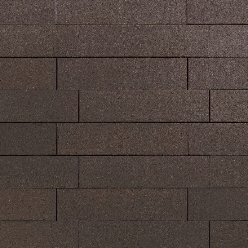 Тротуарная плитка 342 Механический завод Ригель трио 80 мм Темно-коричневый фото 1