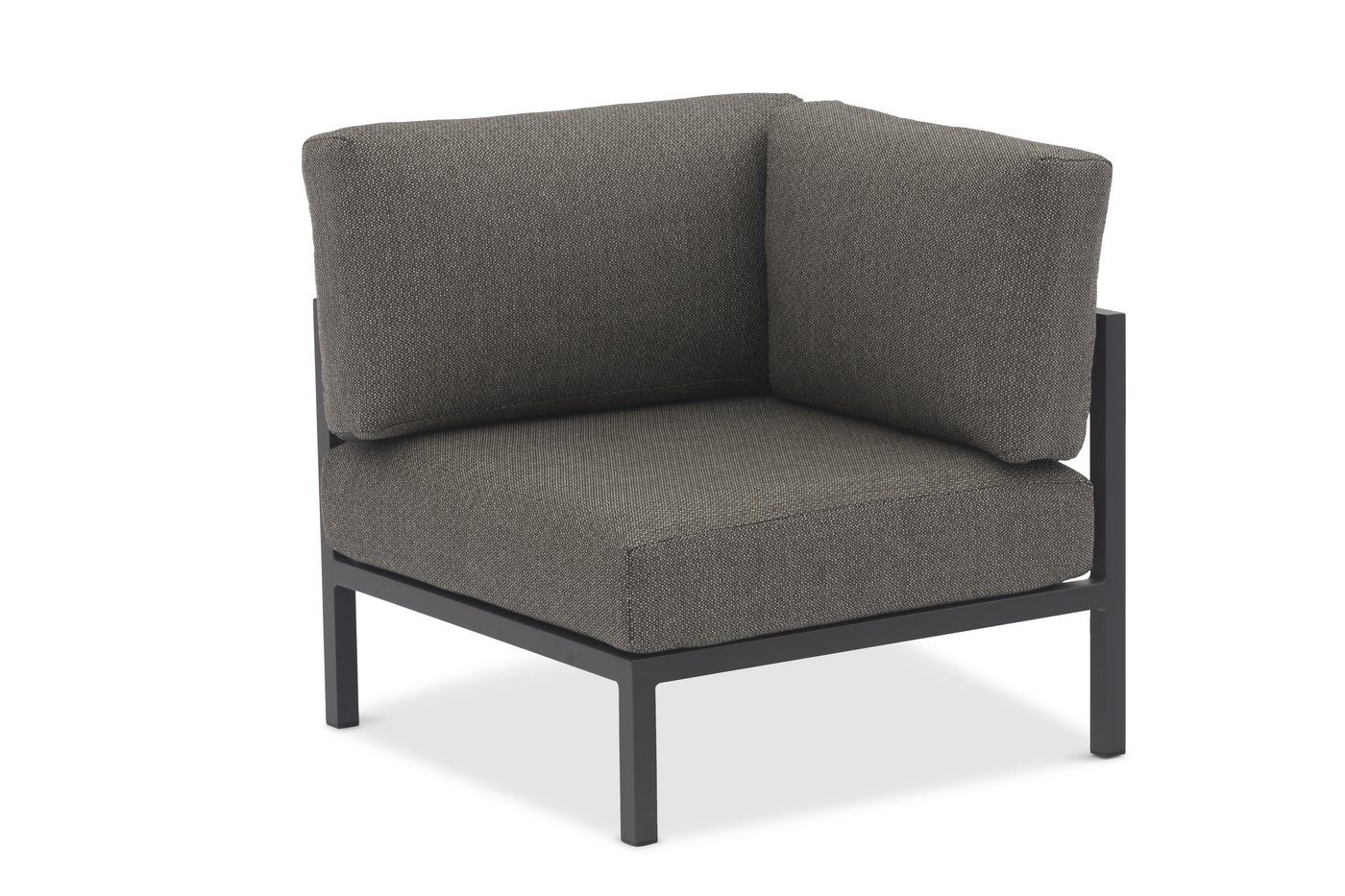 Комплект лаунж мебели Stockholm Brafritid, с двумя столами, антрацит/серый, алюминий фото 6