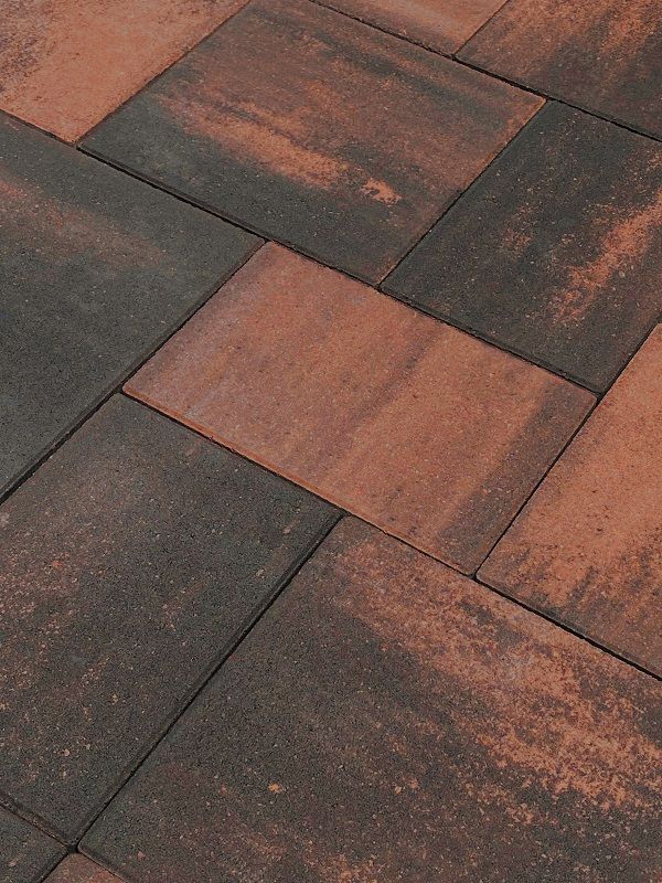 Тротуарная плитка Колдиз 3 60 мм Оникс Красный фото 1