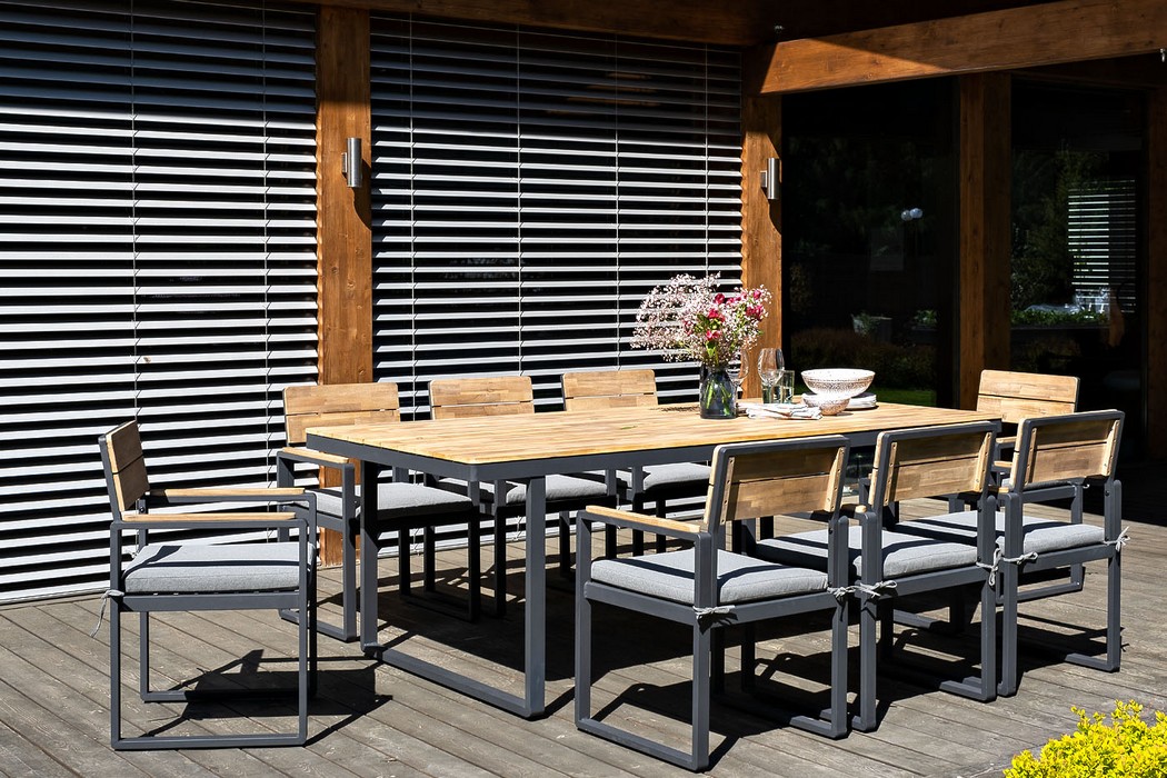 Обеденная группа из алюминия TOPA XL Joygarden фото 6