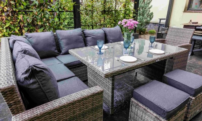 Комплект мебели Zorro Plus Royal Family из искусственного ротанга, цвет серый фото 3