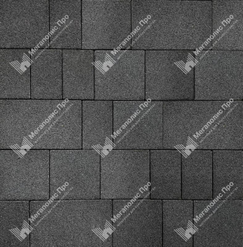 Тротуарная плитка Выбор Старый город 1Ф.6 60 мм. Стоунмикс Черный фото 4
