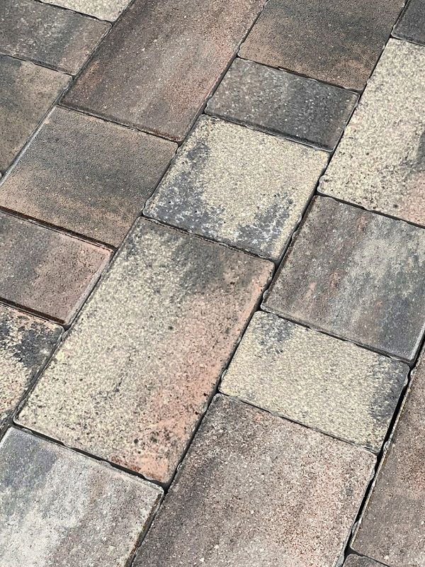 Тротуарная плитка Koldiz Новый Город 60 мм Оникс Коралловый фото 1