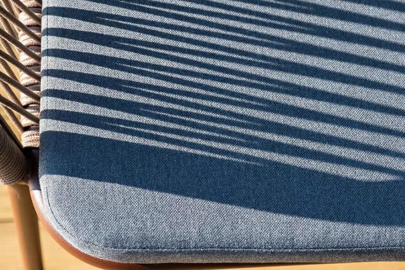 Обеденная группа Каффе Дабл 4SIS из искусственного ротанга на 4 персоны, цвет дуб фото 6