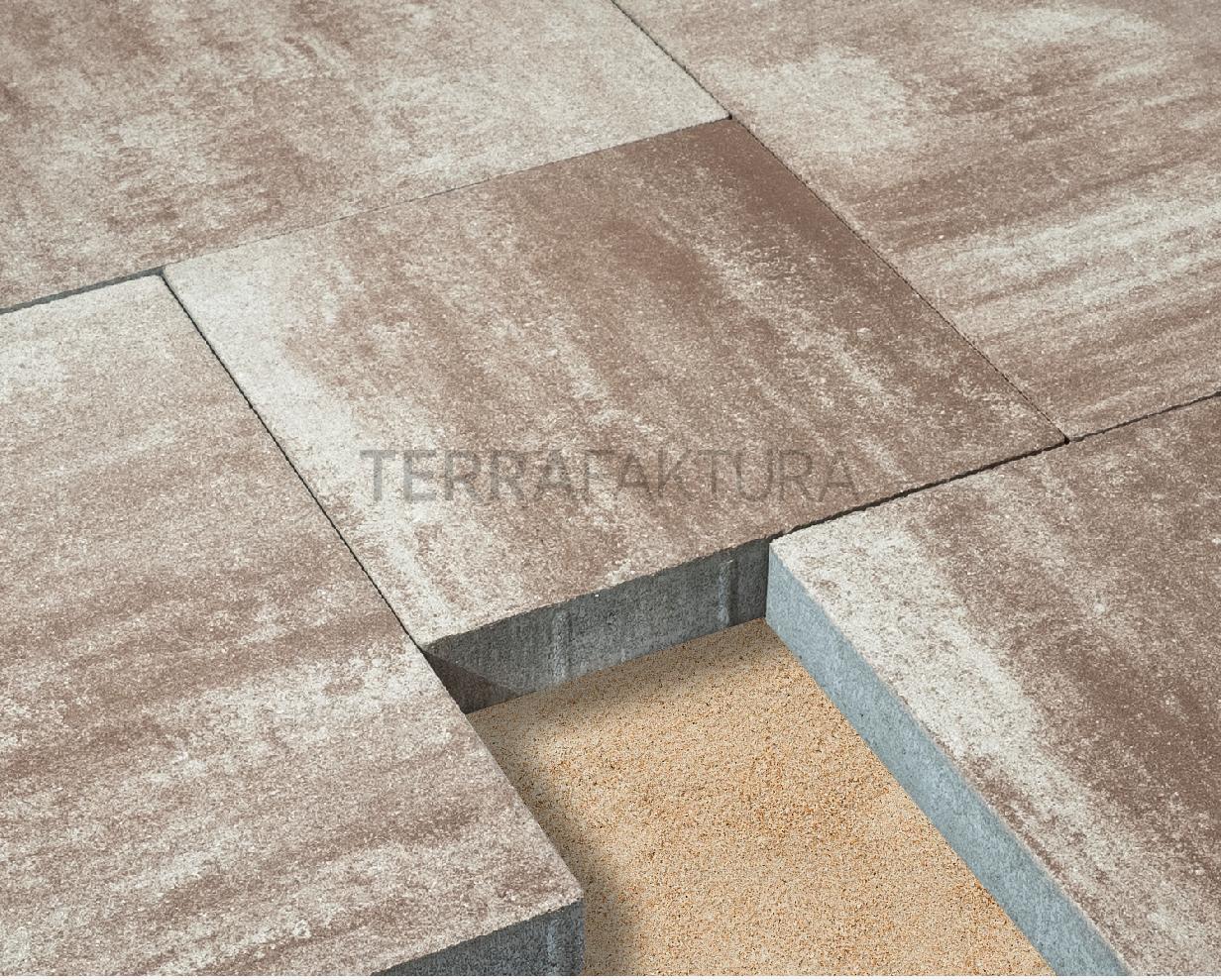 Тротуарная плитка Terrafaktura Ларго  60 мм Мокрый известняк фото 3