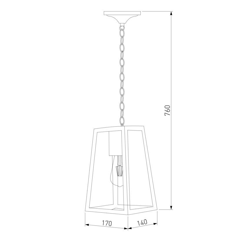 Уличный светильник Elektrostandard Germes H 35152/H черный фото 5