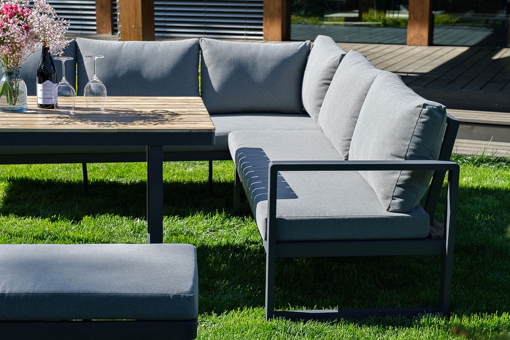 Набор для лаунж зоны из алюминия TOPA с обеденным столом Joygarden фото 10