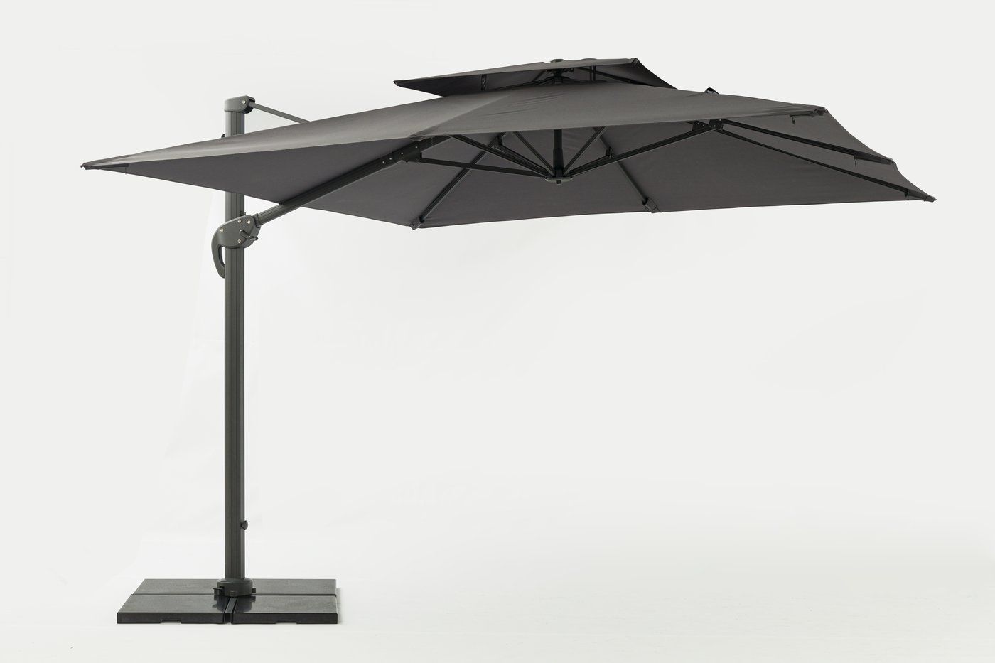 Садовый зонт Varallo Brafritid антрацит/антрацит, алюминий фото 1