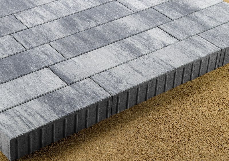 Тротуарная плитка 342 Механический завод Ригель трио 80 мм Арктика фото 2