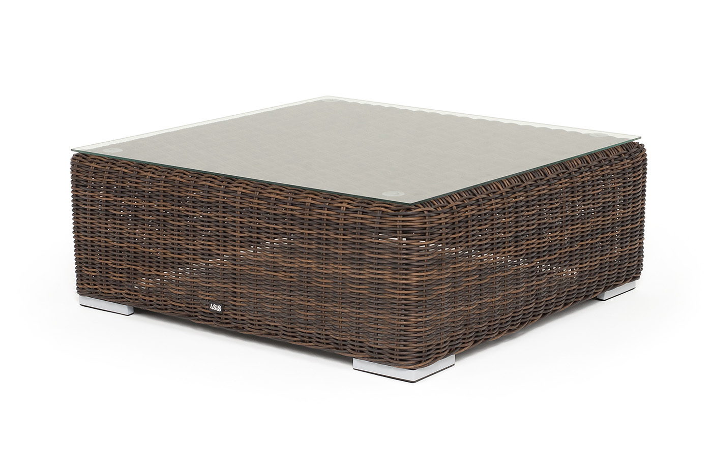 Капри журнальный столик плетеный, цвет коричневый фото 2