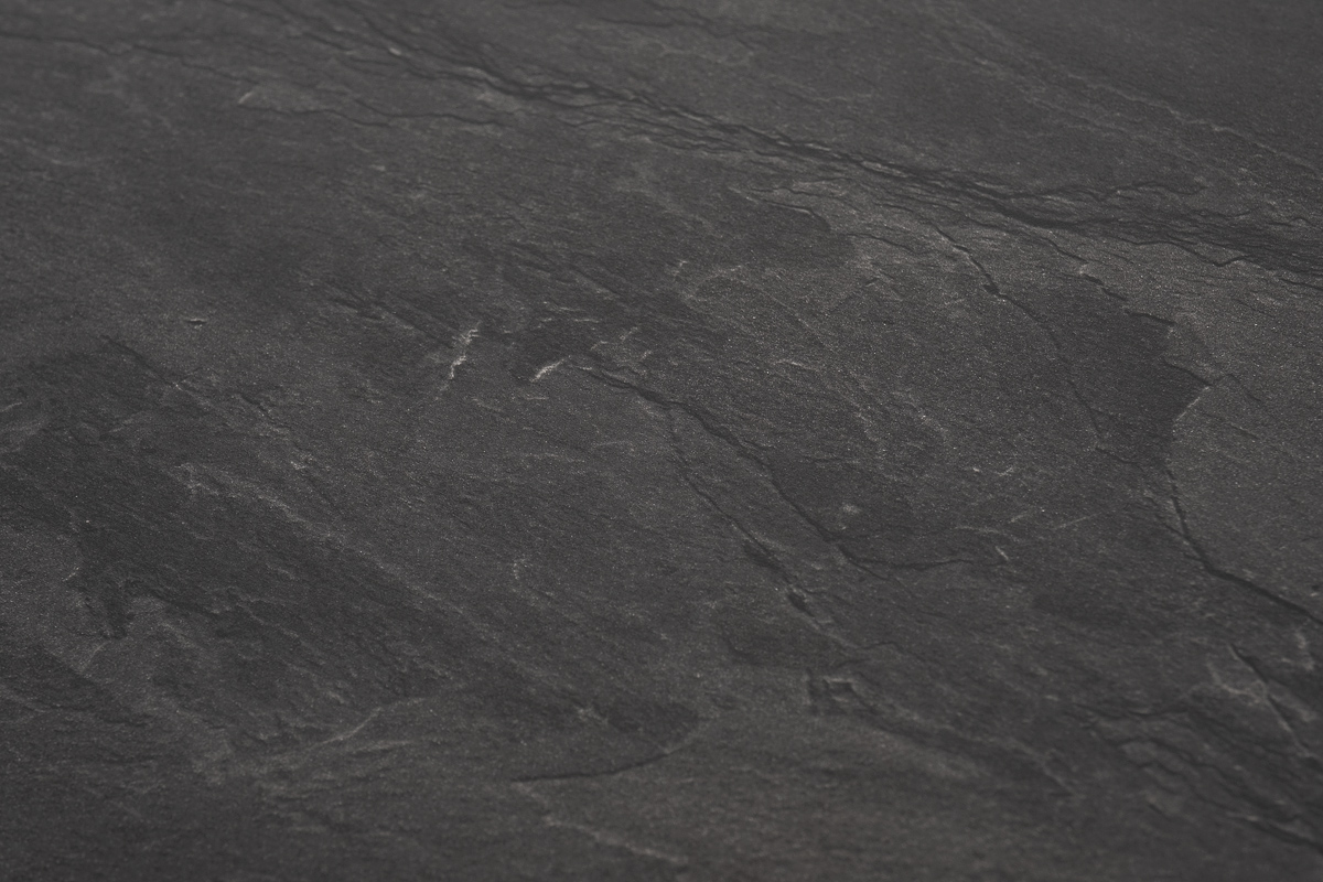 Малага обеденный стол из HPL 90х90см, цвет серый гранит, каркас черный фото 6