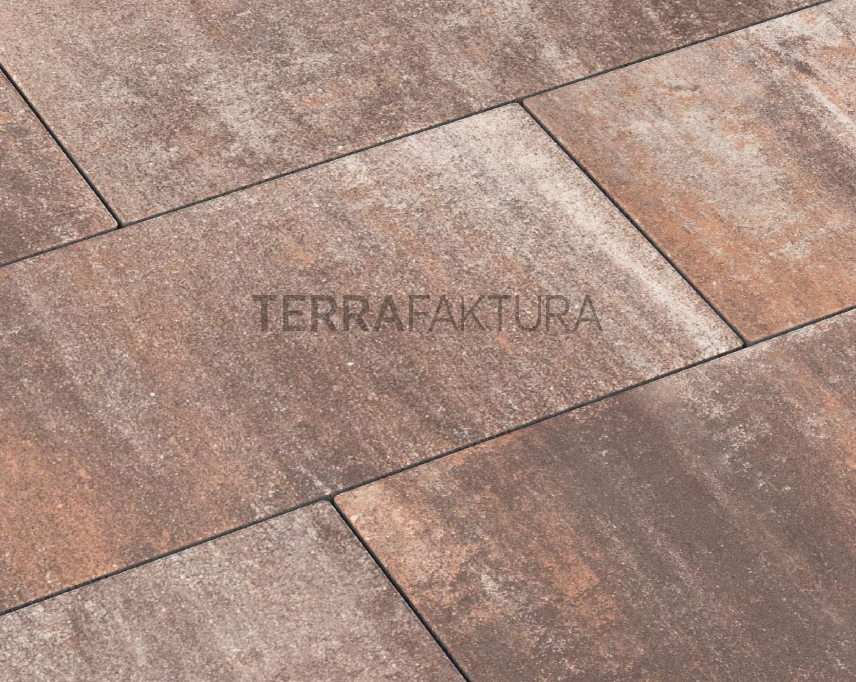 Тротуарная плитка Terrafaktura Урбан 600x300x80 мм Жженая глина фото 2