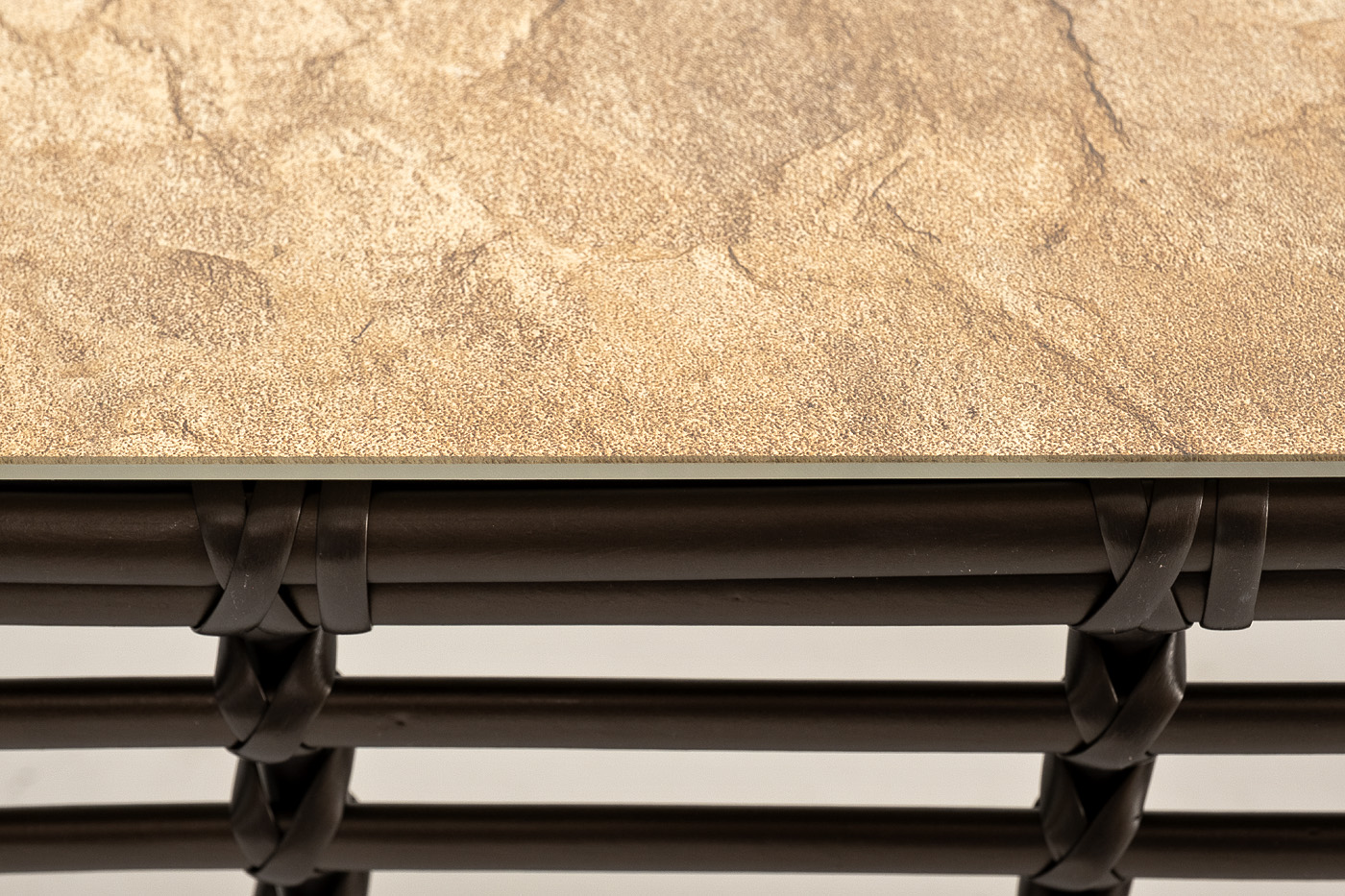 Валенсия журнальный столик из искусственного ротанга, цвет бронзовый фото 5