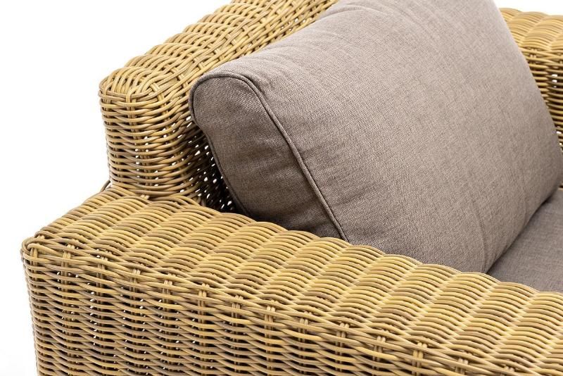 Лаунж-зона Боно 4SIS из искусственного ротанга, цвет соломенный фото 4