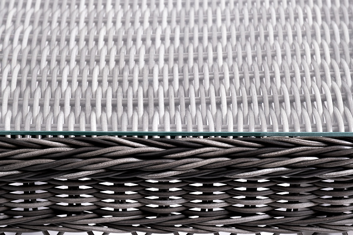 Асти лаунж-зона из искусственного ротанга на 4 персоны, цвет графит фото 6