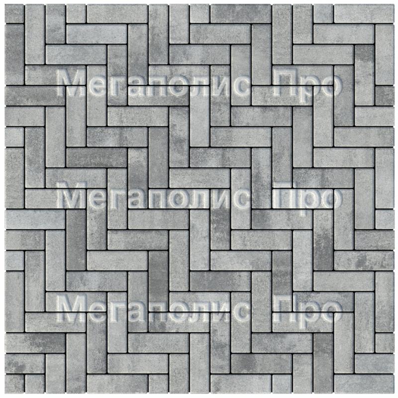 Тротуарная плитка Выбор Паркет Б.4.П.6 Искусственный камень Шунгит фото 3