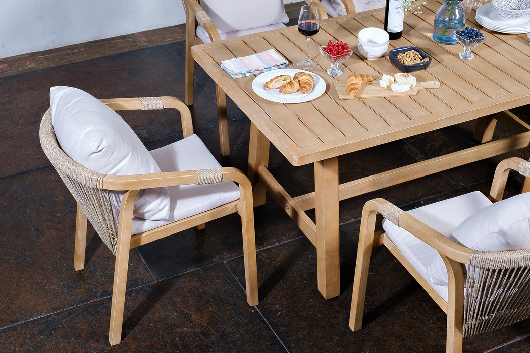 Обеденная группа из акации RIMINI M со столом 170 см Joygarden фото 7