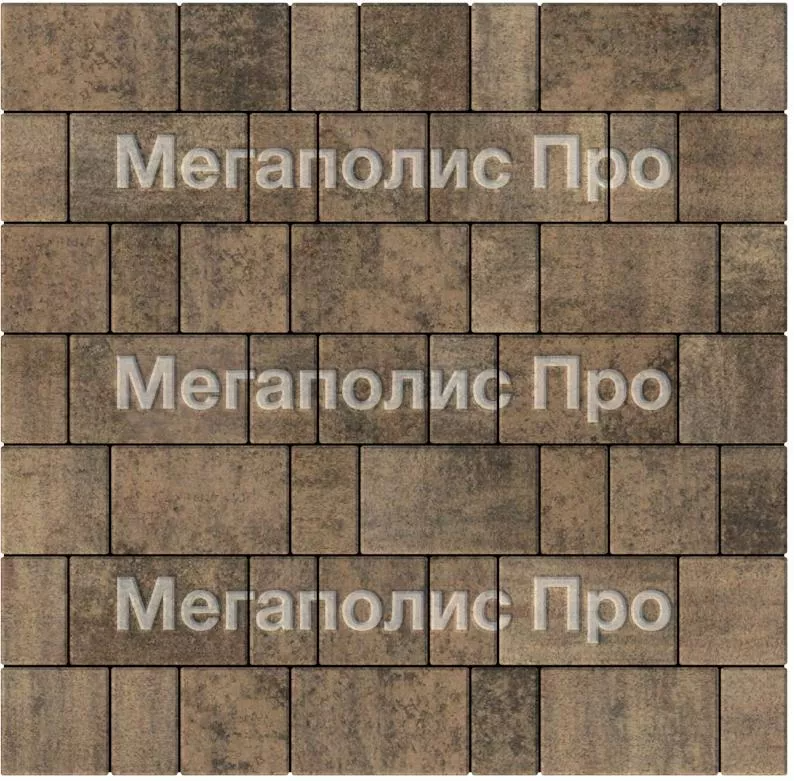 Тротуарная плитка Выбор Старый город Листопад А.1.Фсм.4 40 мм. Шелковица фото 3