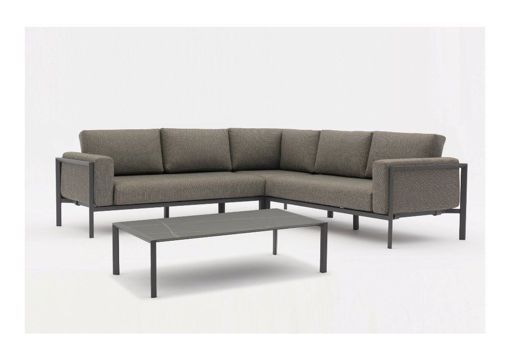 Комплект лаунж мебели Stockholm Brafritid  антрацит/серый, алюминий фото 1