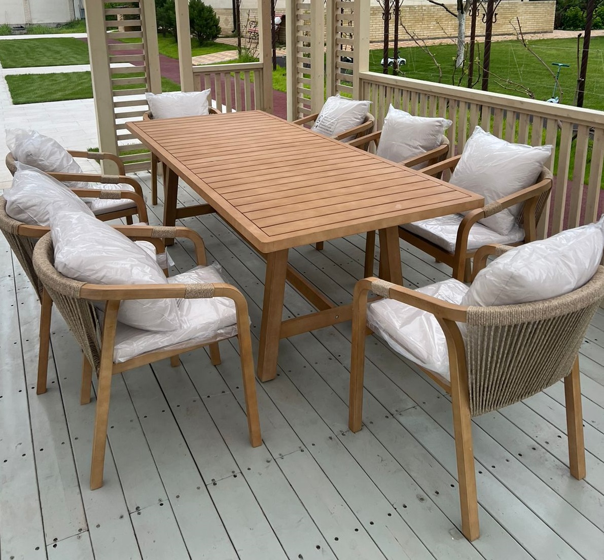 Обеденная группа из акации RIMINI L Joygarden фото 2