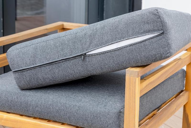 Обеденный комплект Brooklyn Royal Family из дерева, цвет серый фото 10