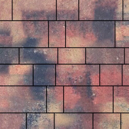 Тротуарная плитка Artstein Инсбрук Тироль 60 мм Color Mix Оригон фото 1