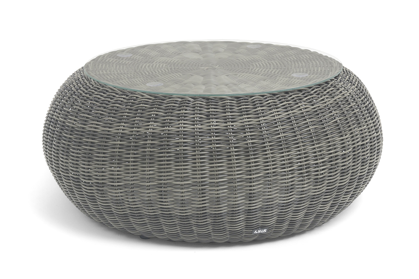 Барселона журнальный столик из искусственного ротанга, цвет графит фото 1