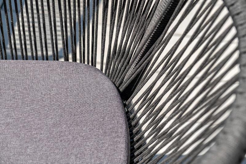 Обеденная группа Форли 4SIS на 4 персоны, квадратный стол, цвет "серый гранит" фото 3