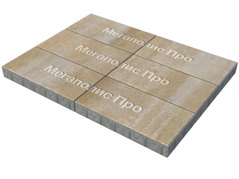 Тротуарная плитка Выбор Прямоугольник Б.5.П.10 600х300х100 мм Искусственный камень Степняк фото 3