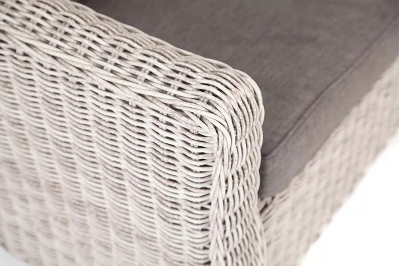 Диван двухместный Кон Панна 4SIS из искусственного ротанга, цвет бежевый фото 5