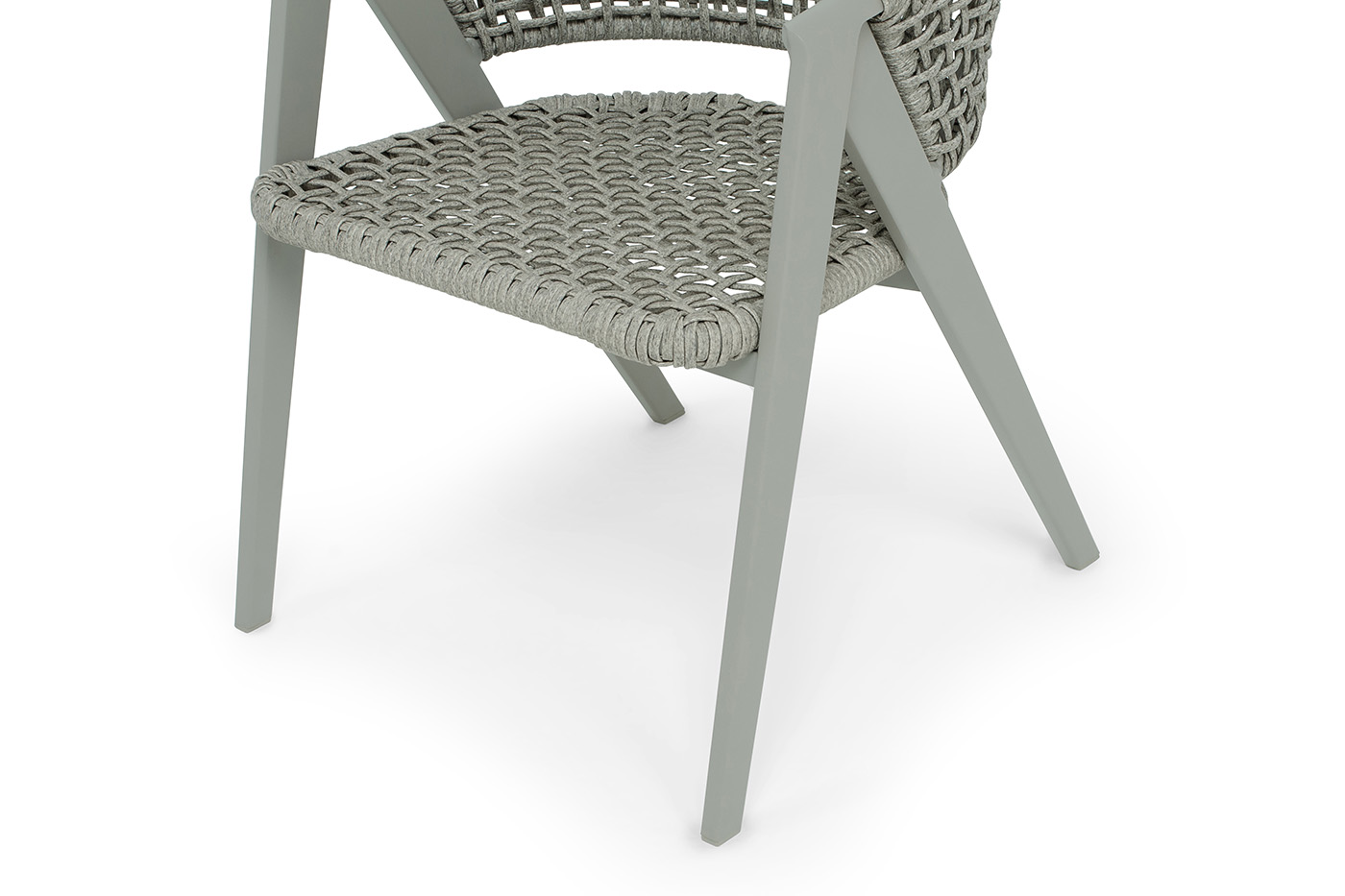 Амстердам плетеный стул из искусственного ротанга, цвет серый фото 4