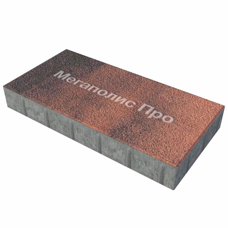 Тротуарная плитка Выбор Прямоугольник Б.5.П.10 600х300х100 мм Листопад Гранит Клинкер фото 1