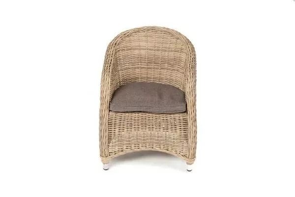 Плетеное кресло детское Равенна 4SIS из искусственного ротанга, цвет соломенный фото 4