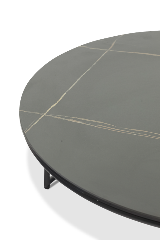 Комплект лаунж мебели Stockholm Brafritid, с двумя столами, антрацит/серый, алюминий фото 5