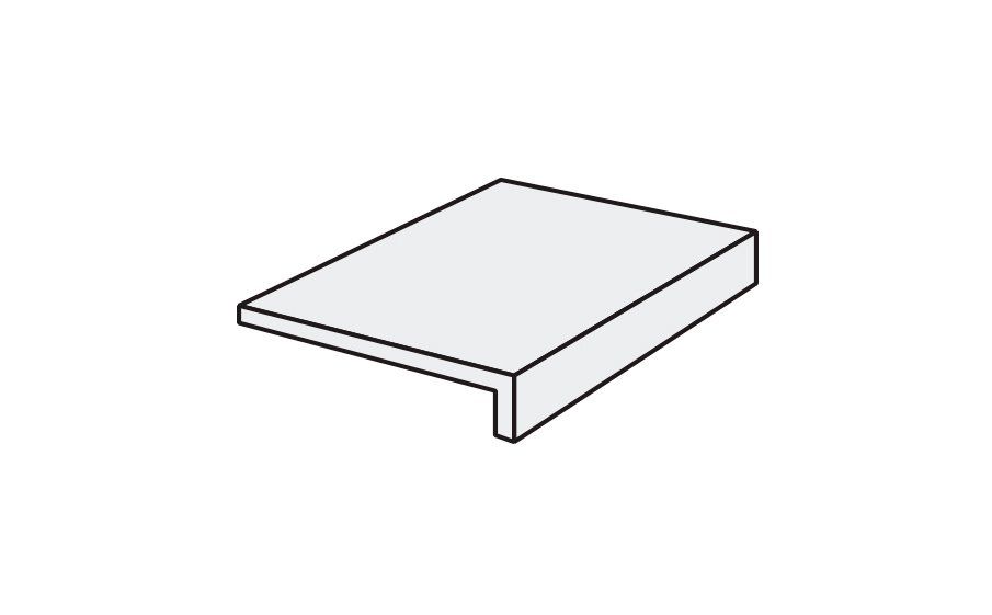 Клинкерная ступень прямоугольная Stroeher Keraplatte Aera X 710 crio, 294х340х35х11 мм фото 1