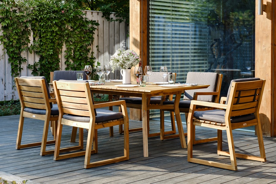 Обеденная группа из акации MODENA на 6 персон Joygarden фото 9