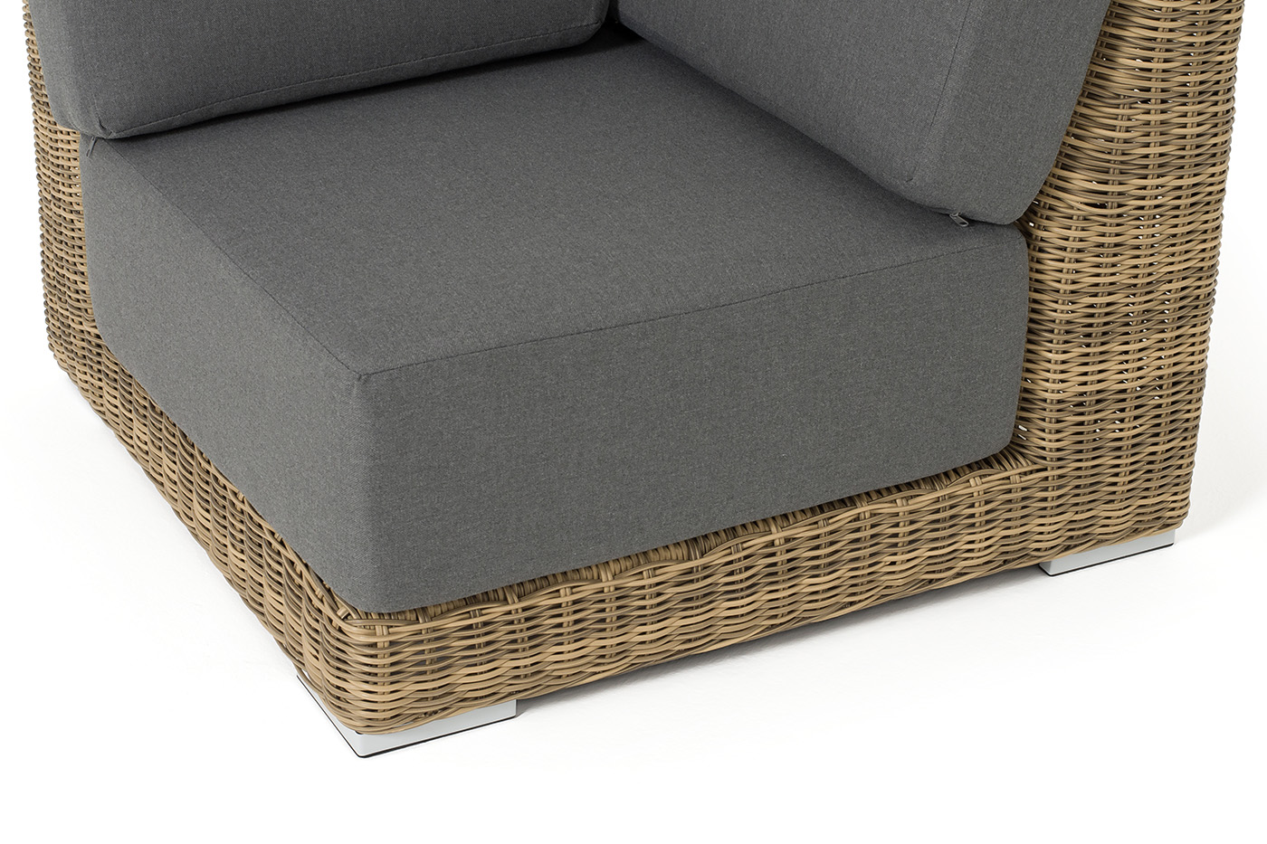 Капри модуль диванный угловой с подушками, цвет соломенный фото 6