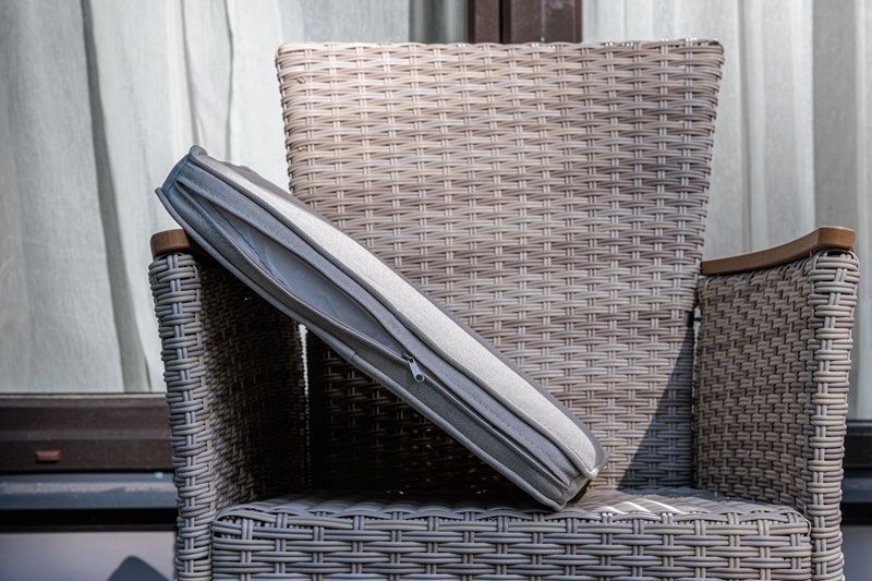 Обеденное кресло Amelia Royal Family из искусственного ротанга, цвет бежевый фото 5