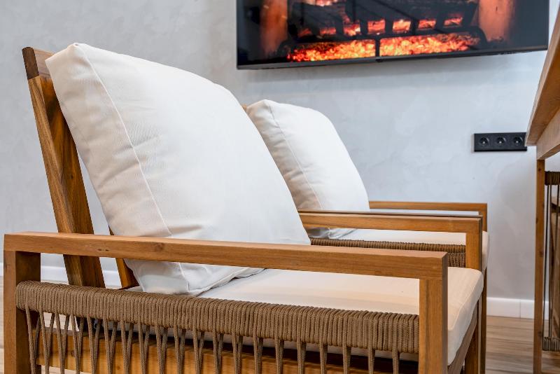 Обеденный комплект Grand Michelle Royal Family из дерева, цвет бежевый фото 8