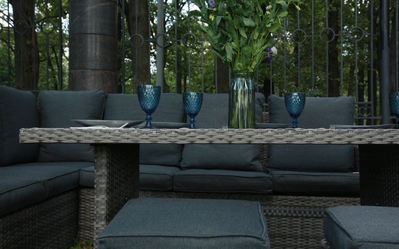 Комплект мебели Zorro Royal Family из искусственного ротанга, цвет серый фото 5