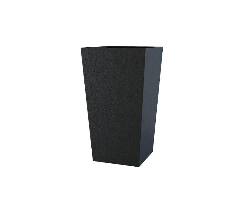 Кашпо Concretika Коник 30x30x50 Неро фото 1