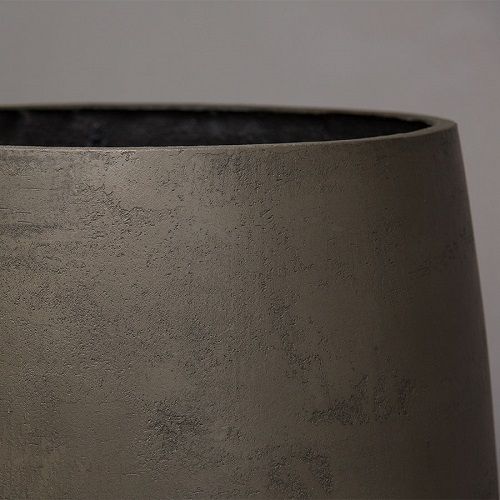 Кашпо Concretika Конус D40 H80 Брезент грей фото 2