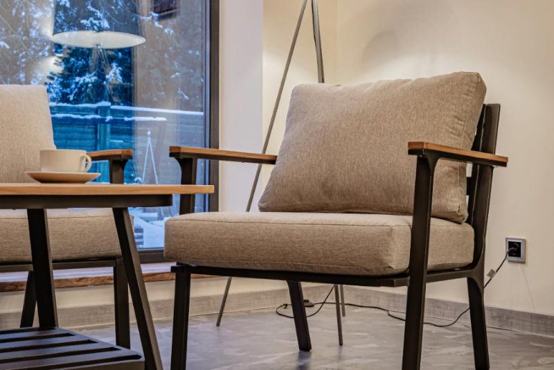 Лаунж-зона Oliver Royal Family алюминий, цвет антрацит фото 9