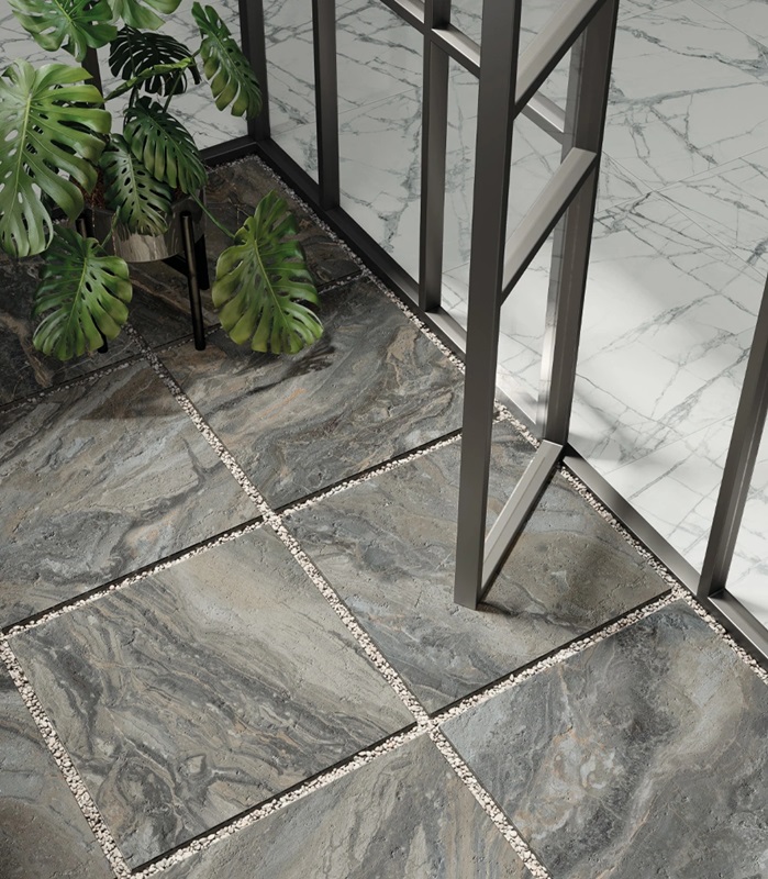 Керамогранит Italon Шарм Делюкс Гриджио Оробико Структурированный 60x60 см фото 2