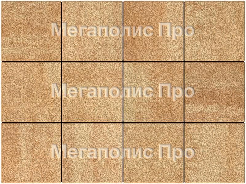 Тротуарные плиты Выбор Квадрат Б.1.К.6 300х300х60 мм Листопад Гранит Сахара фото 4