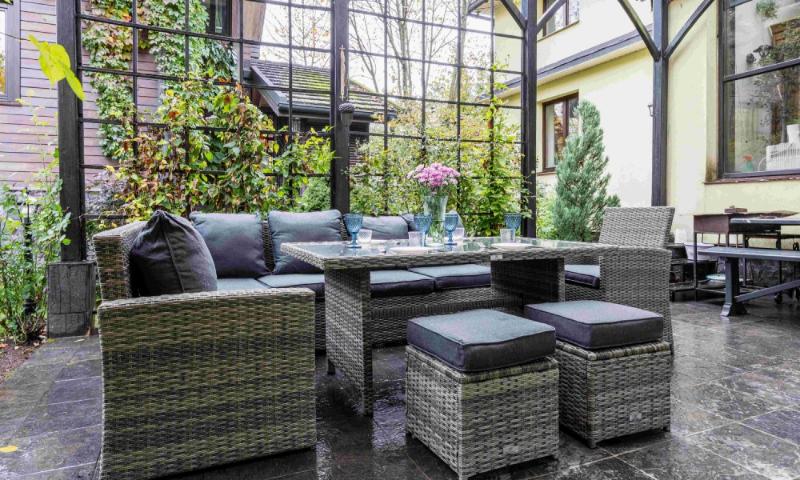 Комплект мебели Zorro Plus Royal Family из искусственного ротанга, цвет серый фото 2