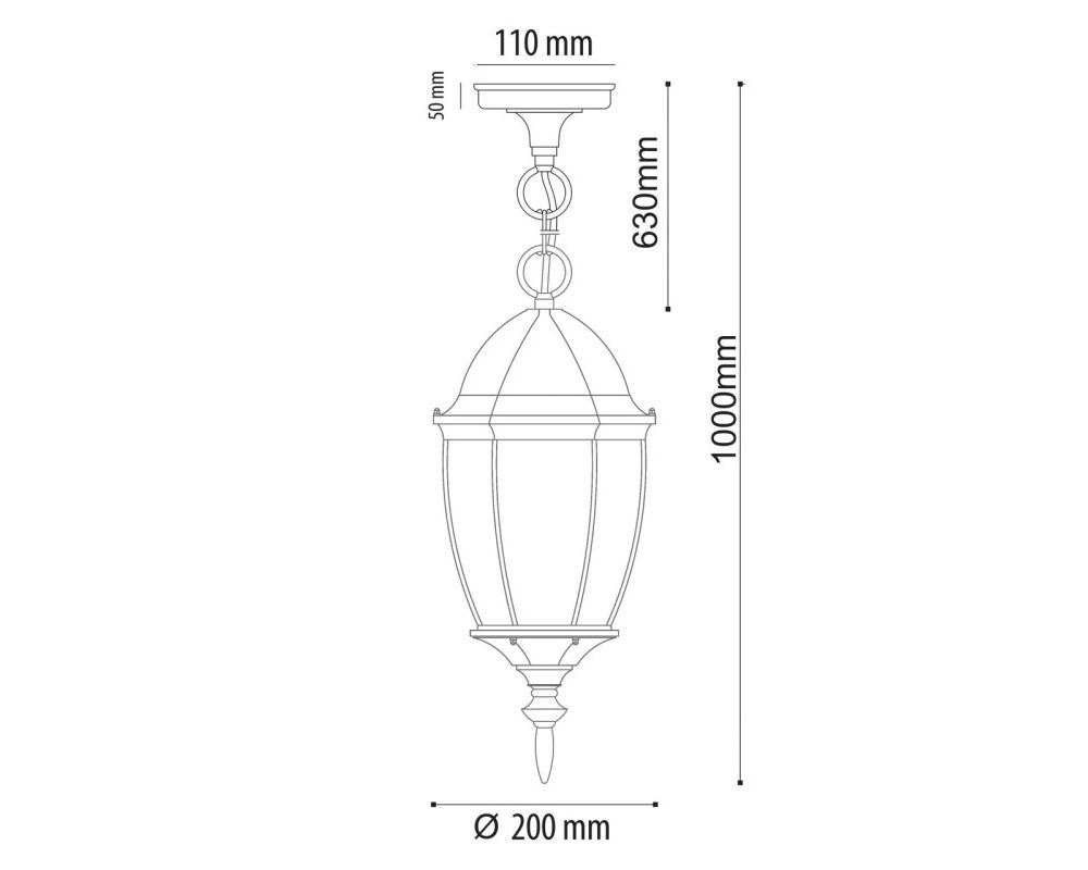 Уличный светильник De Markt Фабур 804010801 фото 11