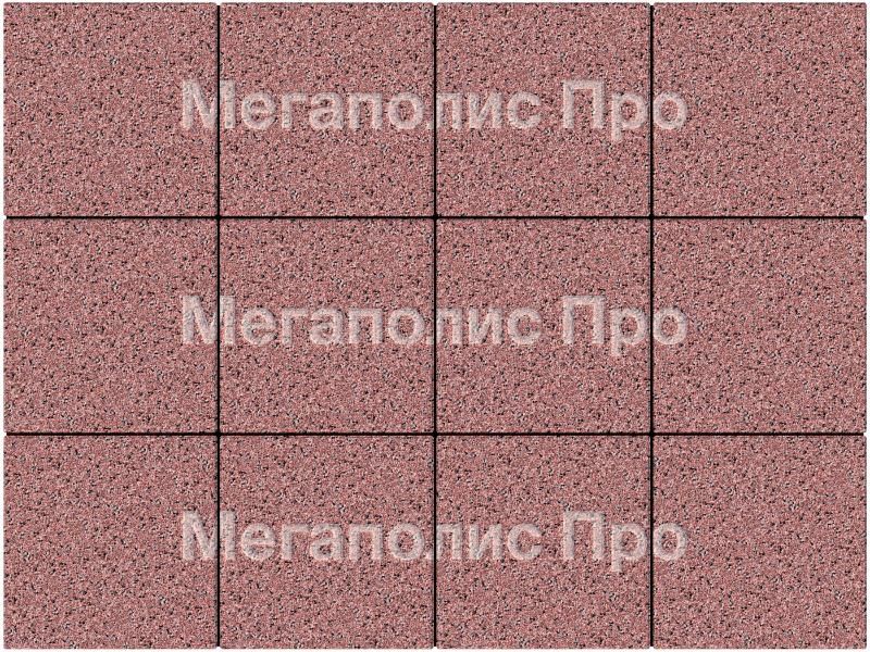 Тротуарные плиты Выбор Квадрат Б.1.К.8 300х300х80 мм Стоунмикс Красный с черным фото 4