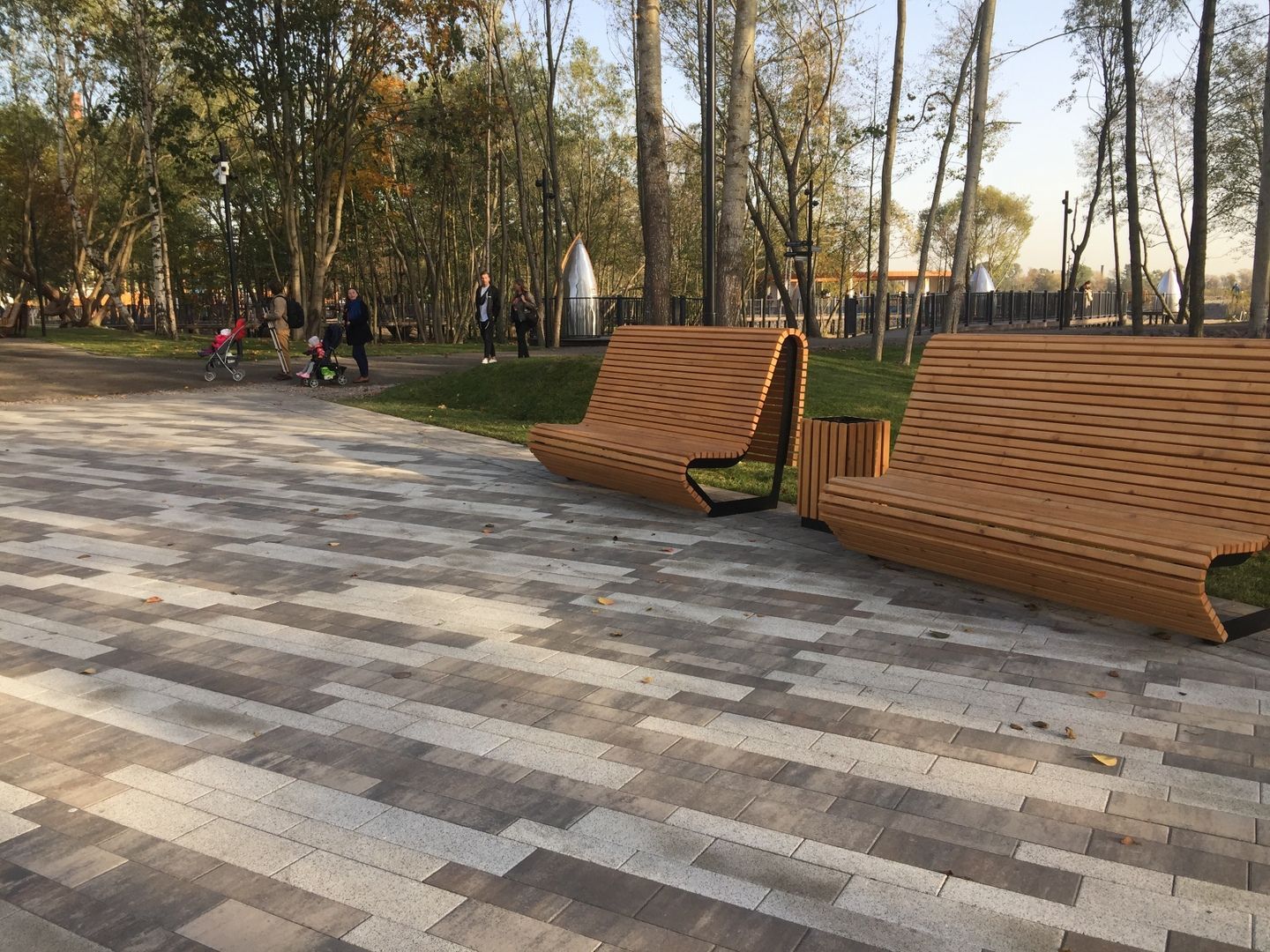 Тротуарная плитка Выбор Паркет мультиформатный Б.9.Псм.8 80 мм Листопад Песчаник фото 9