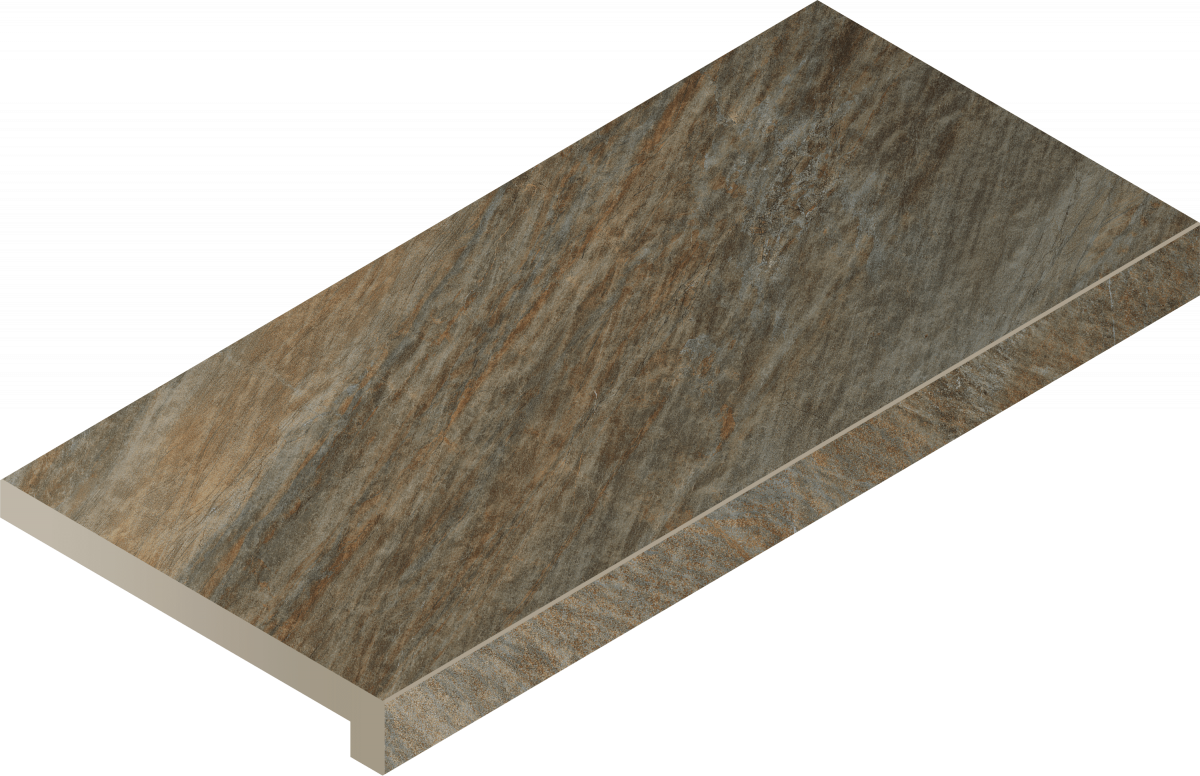 Керамогранитная ступень Italon Манетик X2 Дарк X2 33X60 Фронт фото 1